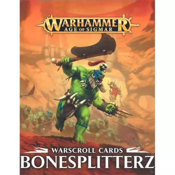 Миниатюра Games Workshop Warhammer Age of Sigmar: Warscroll Cards - Bonesplitterz