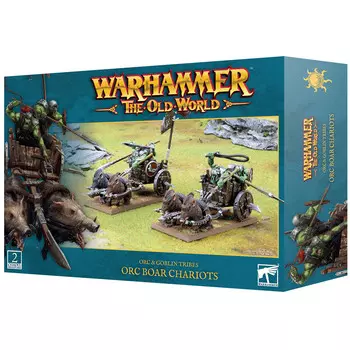 Миниатюра Games Workshop Warhammer The Old World: Orc & Goblin Tribes - Orc Boar Chariots