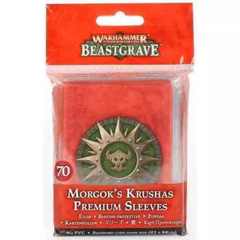 Миниатюра Games Workshop Warhammer Underworlds: Beastgrave - Morgok's Krushas Premium Sleeves (70)