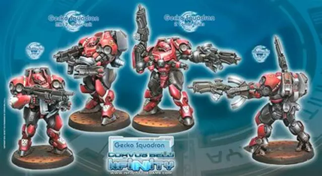 Миниатюра Infinity: Nomads Gecko Squadron