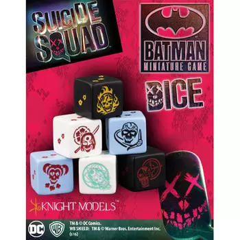 Миниатюра Knight Models Batman Miniatures Game: Suicide Squad Dice Set (6)