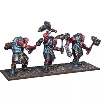 Миниатюра Mantic Games Kings of War 3E: Riftforged Orc - Thunderseers Regiment