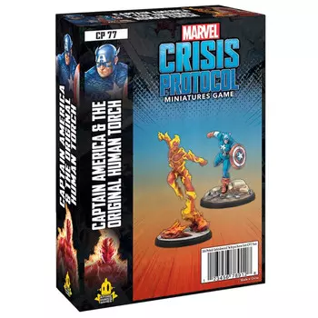 Миниатюра Marvel Crisis Protocol: Captain America & The Original Human Torch