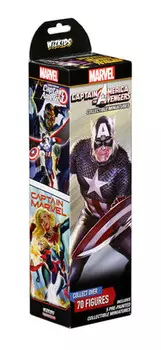 Миниатюра Marvel HeroClix: Captain America and the Avengers Booster Pack