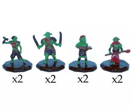 Миниатюра Monster Binder Monster Adventure Minis: Painted - Goblins (8)