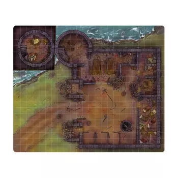 Миниатюра Next Level Miniatures Next Level Miniatures: Game Mat - Ruined Keep
