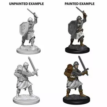 Миниатюра Pathfinder Battles Deep Cuts Unpainted Miniatures: Infantrymen