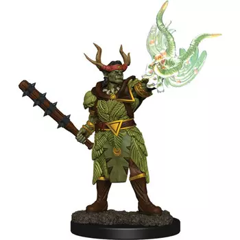 Миниатюра Pathfinder Battles Premium Miniatures: Male Half-Orc Druid