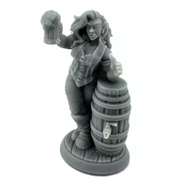 Миниатюра Reaper Bones Legends: Anya, Half Orc Arm Wrestler