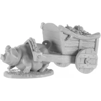 Миниатюра Reaper Bones: Pig & Cart