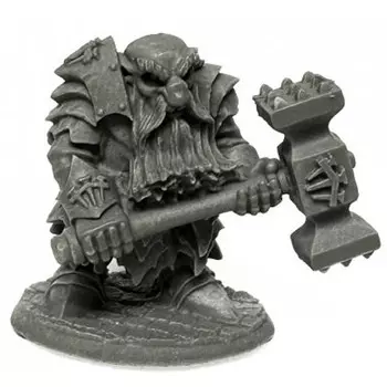 Миниатюра Reaper Bones Reaper Legends: Dark Dwarf Pounder