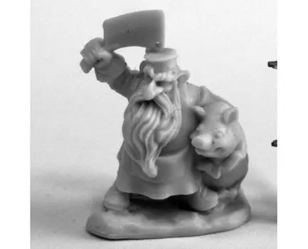 Миниатюра Reaper Dark Heaven Bones: Dwarven Butcher