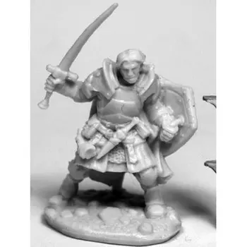 Миниатюра Reaper Dark Heaven Bones: Rheagar, Male Fighter