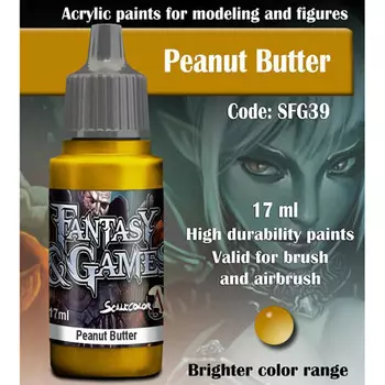 Миниатюра Scale 75 USA Fantasy & Games Paint: Peanut Butter (17ml)
