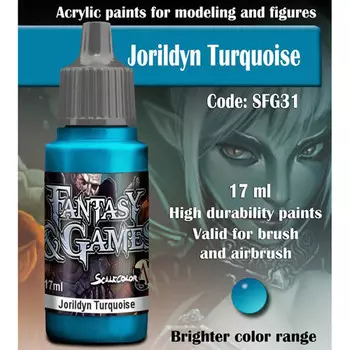 Миниатюра Scale 75 USA Fantasy & Games Paint: Jorildyn Turquoise (17ml)