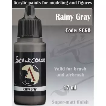 Миниатюра Scale 75 USA Scale Color Paint: Rainy Gray (17ml)