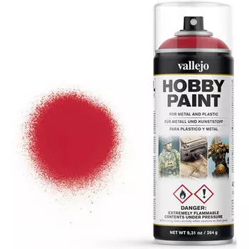 Миниатюра Vallejo Fantasy Color Aerosol Primer: Bloody Red (400ml)