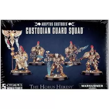Миниатюра Warhammer 40K: Adeptus Custodes - Custodian Guard Squad