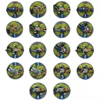Миниатюра Warlord Games Black Powder Epic Battles: Waterloo - French Casualty Markers