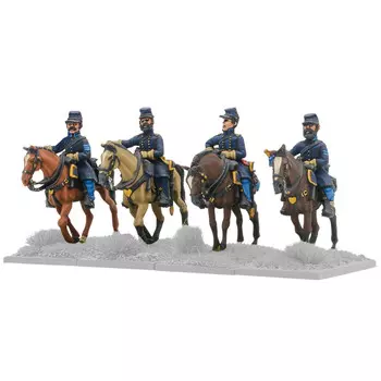 Миниатюра Warlord Games Black Powder: Union General & Staff A