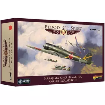 Миниатюра Warlord Games Blood Red Skies: IJN - Nakajima Ki-43 II 'Oscar' Squadron