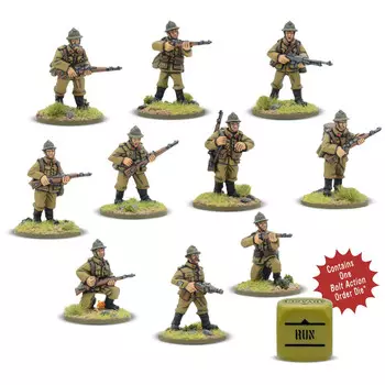 Миниатюра Warlord Games Bolt Action: Belgian Army Infantry Squad (2024)