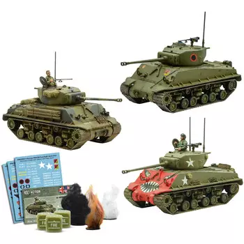 Миниатюра Warlord Games Bolt Action: M4A3E8 Sherman Easy Eight Platoon