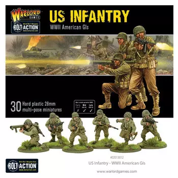 Миниатюра Warlord Games Bolt Action: US Infantry - WW2 American GIs