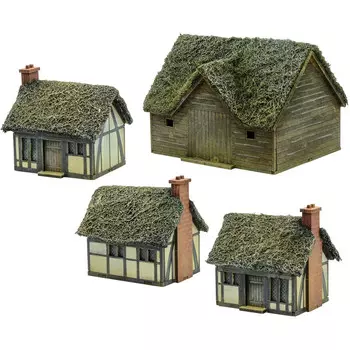 Миниатюра Warlord Games Pike & Shotte Epic Battles: Thatched Hamlet Scenery Pack