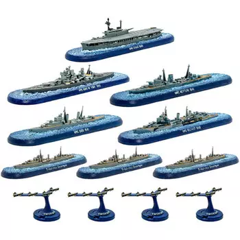 Миниатюра Warlord Games Victory at Sea: British Starter Set - Royal Navy Fleet