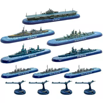Миниатюра Warlord Games Victory at Sea: United States Starter Set - US Navy Fleet