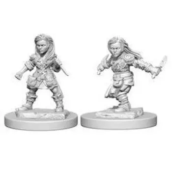 Миниатюра Wizkids Dungeons & Dragons: Nolzur's Marvelous Unpainted Miniatures - Halfling Female Rogue