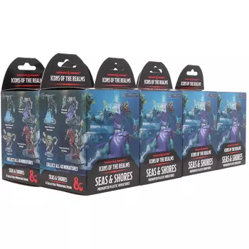 Миниатюра WizKids/NECA D&D Icons of the Realm: Seas & Shores - Booster Brick (8)