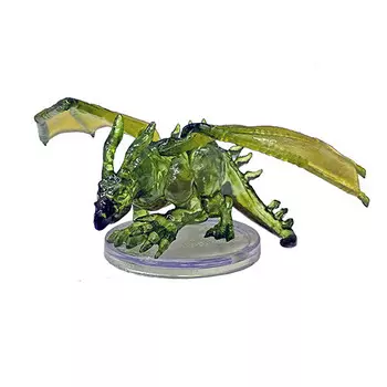 Миниатюра WizKids/NECA Fizban's Treasury of Dragons #13 Emerald Dragon Wyrmling (U)
