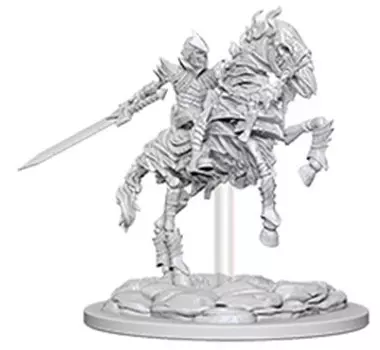 Миниатюра WizKids/NECA Pathfinder Battles Deep Cuts Unpainted Minis: W5 Skeleton Knight on Horse