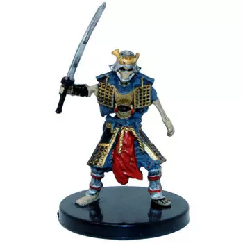 Миниатюра WizKids/NECA Ruins of Lastwall #22 Skeletal Samurai (U)