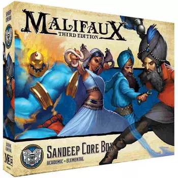 Миниатюра Wyrd Malifaux 3E: Arcanists - Sandeep Core Box