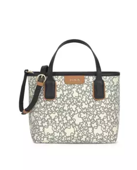 Миниатюрная большая сумка Kaos со съемным длинным ремешком Tous, бежевый