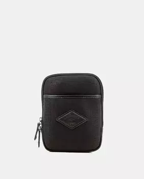 Миниатюрная черная сумка через плечо на молнии Lee Cooper, черный