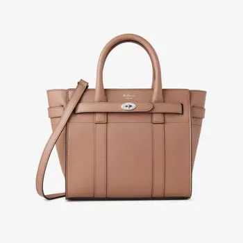 Миниатюрная кожаная сумка через плечо bayswater Mulberry, цвет sable
