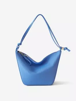 Миниатюрная кожаная сумка через плечо hammock hobo LOEWE, синий