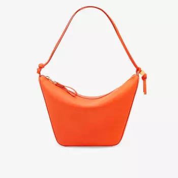 Миниатюрная кожаная сумка через плечо Hammock Hobo Loewe, оранжевый