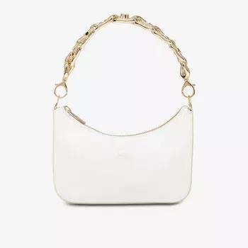 Миниатюрная кожаная сумка через плечо Loubila Chain Christian Louboutin, цвет bianco/bianco/bianco