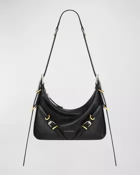 Миниатюрная кожаная сумка через плечо Voyou Givenchy