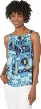 Миниатюрная майка для летнего солнцестояния NIC+ZOE, цвет Blue Multi