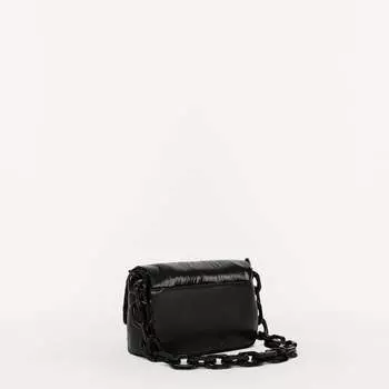 Миниатюрная мягкая сумка через плечо Furla 1927, черный