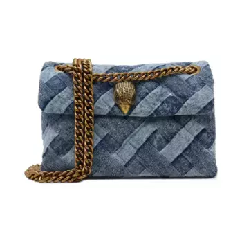 Миниатюрная мягкая сумка через плечо Kensington Kurt Geiger, синий