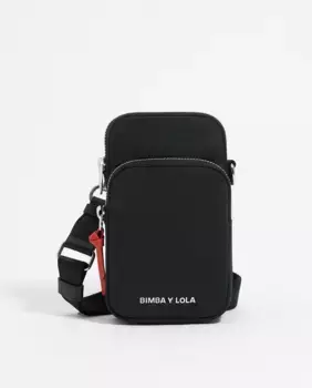 Миниатюрная нейлоновая женская сумка через плечо Bimba y Lola, черный