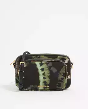 Миниатюрная нейлоновая женская сумка через плечо Bimba y Lola, зеленый