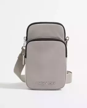 Миниатюрная нейлоновая женская сумка через плечо Bimba y Lola, бежевый